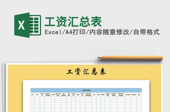 2025年工资汇总表