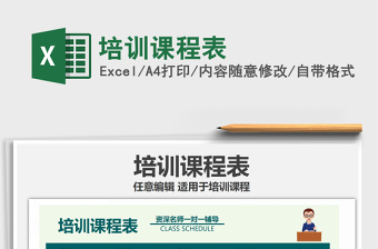 2025年培训课程表