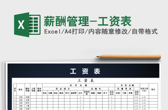 2025年薪酬管理-工资表