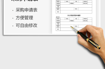 2025年办公用品采购申请表