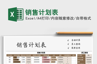 2025年销售计划表