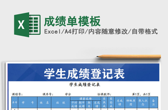 2025年成绩单模板