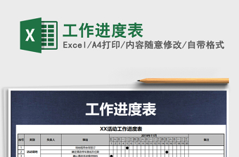 2025年工作进度表