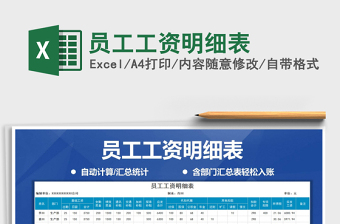 2025工资明细大全excel表格制作
