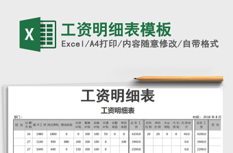 2025年工资明细表模板免费下载