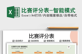 演讲比赛评分表