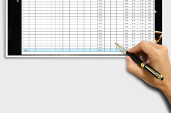 2025年考勤工资表免费下载