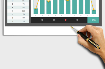 2025年图表模板-绿色柱形图设计（自由编辑）免费下载