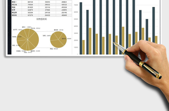 2025年销售成交额数据分析图表免费下载