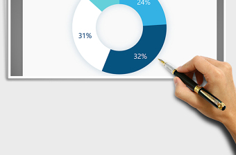 2025年纯净系列图表圆环图免费下载