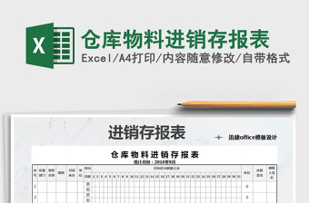 2025年仓库物料进销存报表免费下载