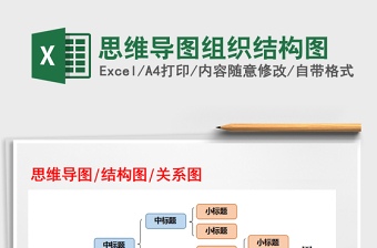 2025年思维导图组织结构图