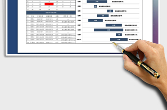 任务进度计划表甘特图