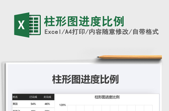 2025年柱形图进度比例