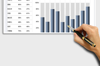 2025年柱形图进度比例