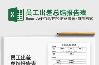 2025年员工出差总结报告表