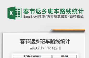 2025年春节返乡班车路线统计