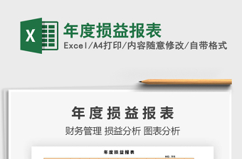 2025年年度损益报表