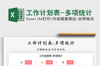 2025年工作计划表-多项统计