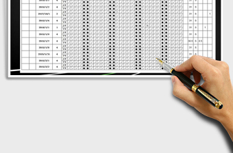 2025年绩效考勤表