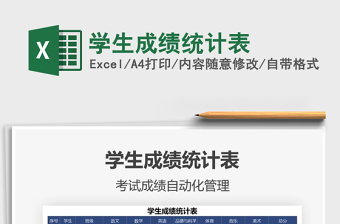 2025年学生成绩统计表