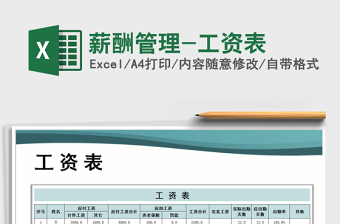 2025薪酬管理excel表格图片大全
