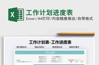 2025年工作计划进度表