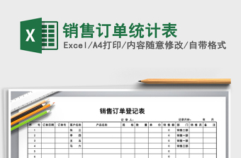 2025年销售订单统计表