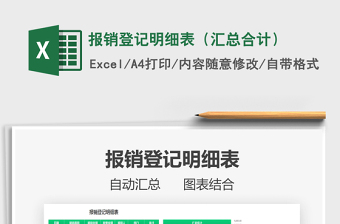 2025年报销登记明细表（汇总合计）