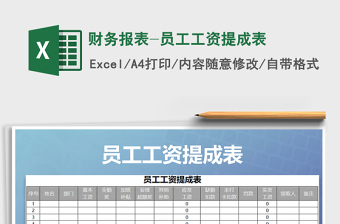 2025年财务报表-员工工资提成表免费下载