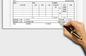 2025年差旅费报销单