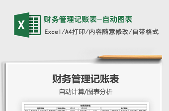 2025年财务管理记账表-自动图表