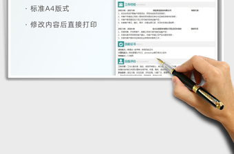 2025年金融行业求职简历