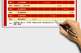 2025年管理培训课程表