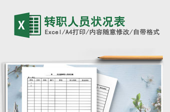 2025年转职人员状况表免费下载