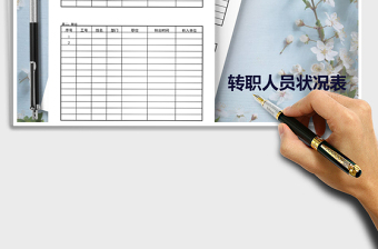 2025年转职人员状况表免费下载