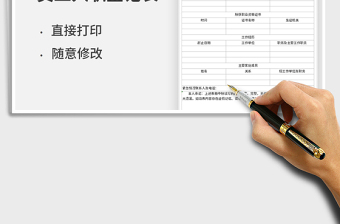 2025年员工入职登记表