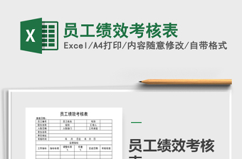 2025年员工绩效考核表