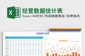 2025年经营数据统计表