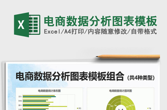 2025年电商数据分析图表模板