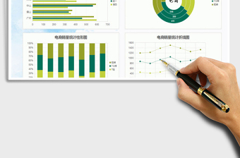 2025年电商数据分析图表模板