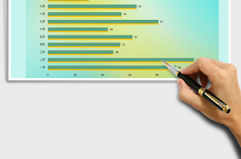 2025年条形图通用图表模板免费下载