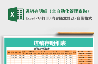2025年进销存明细（全自动化管理查询）