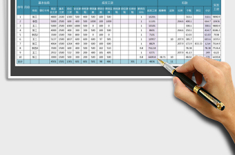 2025年工资表-送查询样板