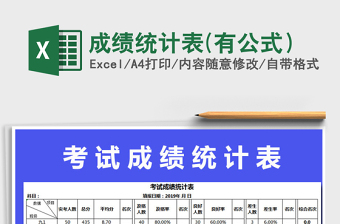 2025年成绩统计表(有公式）