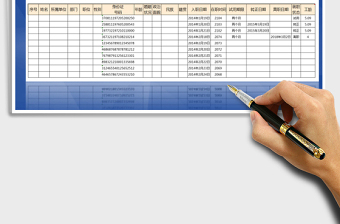 2025年人事信息登记表