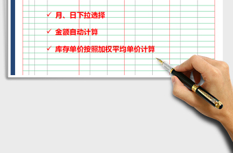 2025年库存商品明细账自动计算免费下载