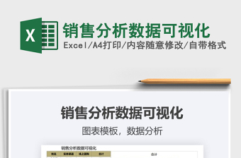 2025年销售分析数据可视化