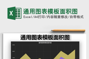 2025年通用图表模板面积图免费下载