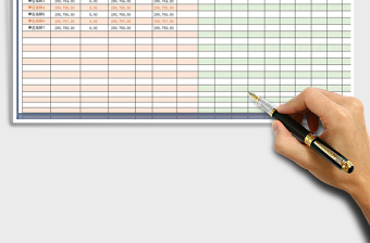 2025年财务收付款记录表免费下载